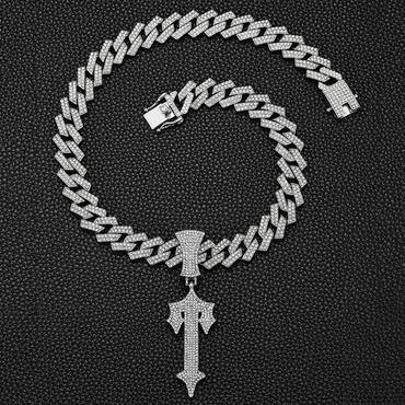 Obsidian Regent Cuban Chain