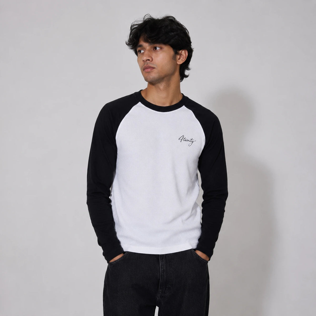 Raglan Waffle Tee