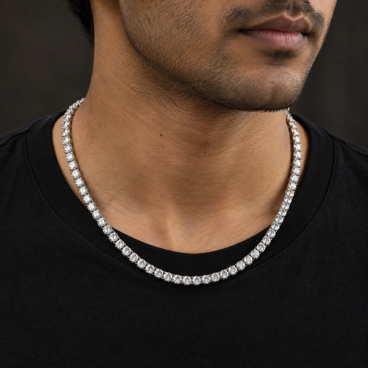 Zircon Ice Tennis Necklace