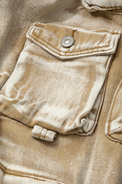 Ombre Wide Cargos - 12 Pocket