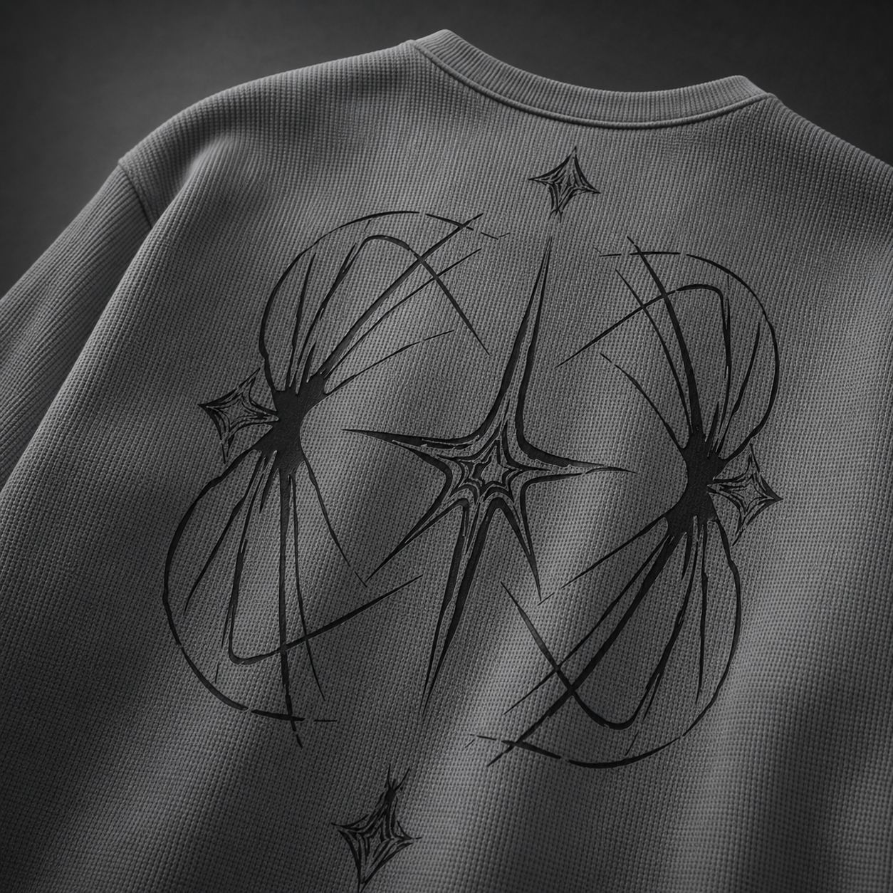 Shadow Orbit Waffle Knit