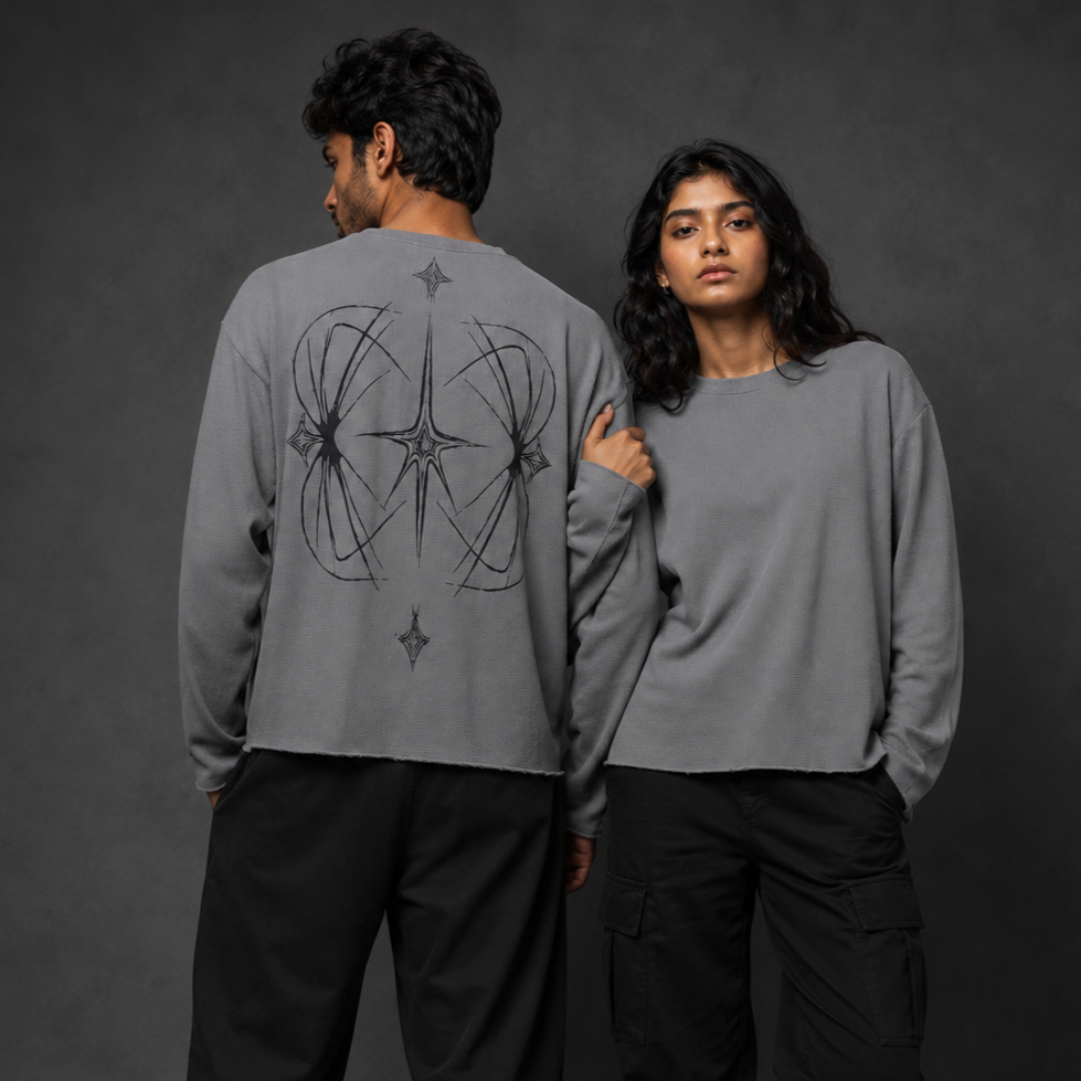 Shadow Orbit Waffle Knit