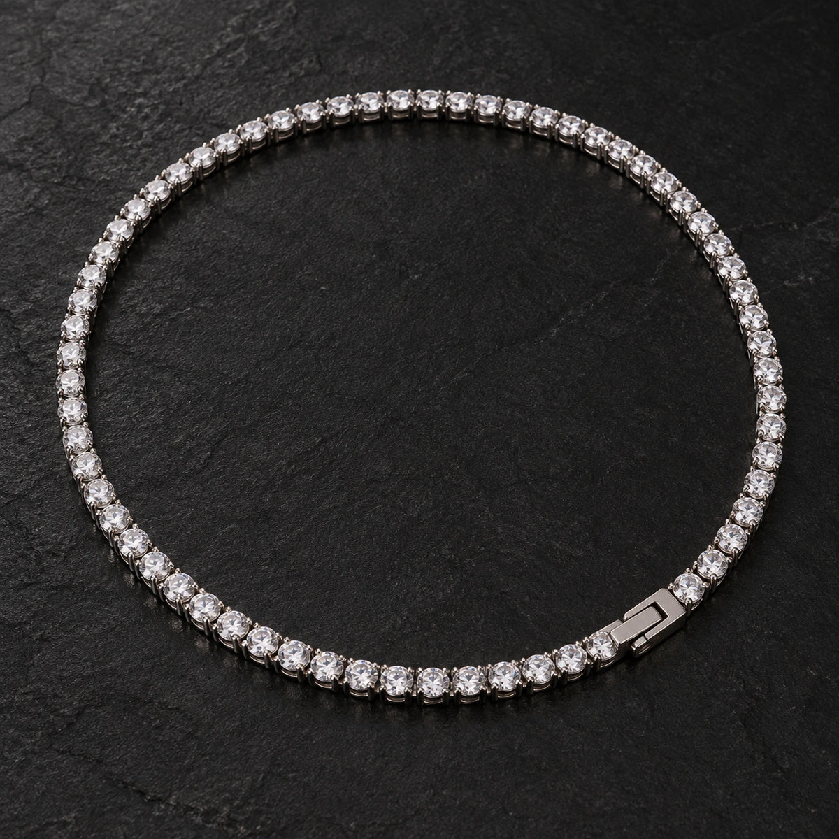 Zircon Ice Tennis Necklace