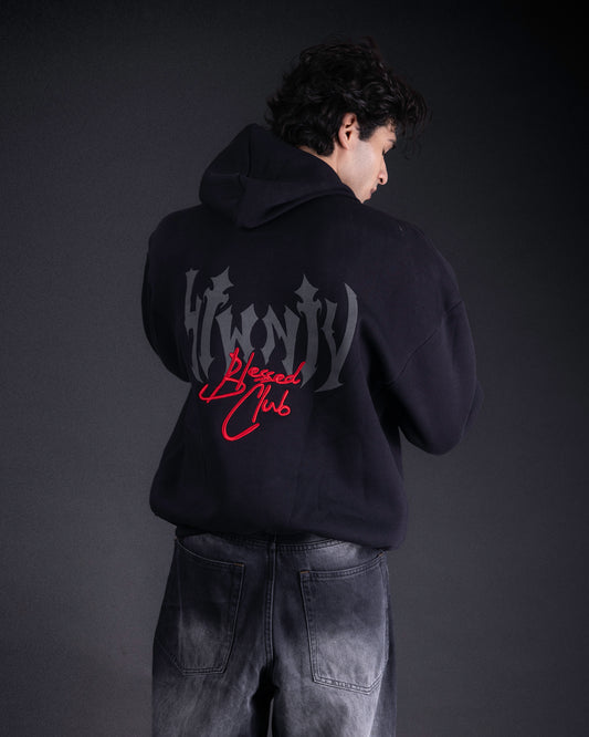 Midnight Black | Blessed Club Hoodie