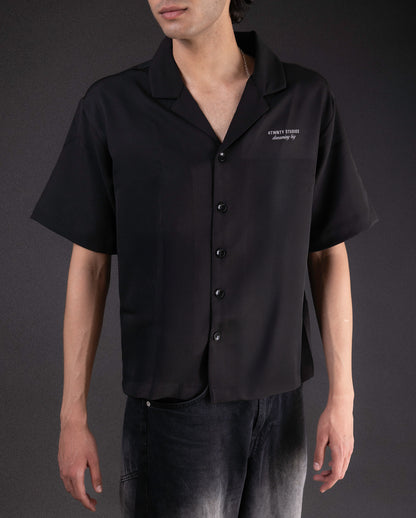 Black Bowling Shirt