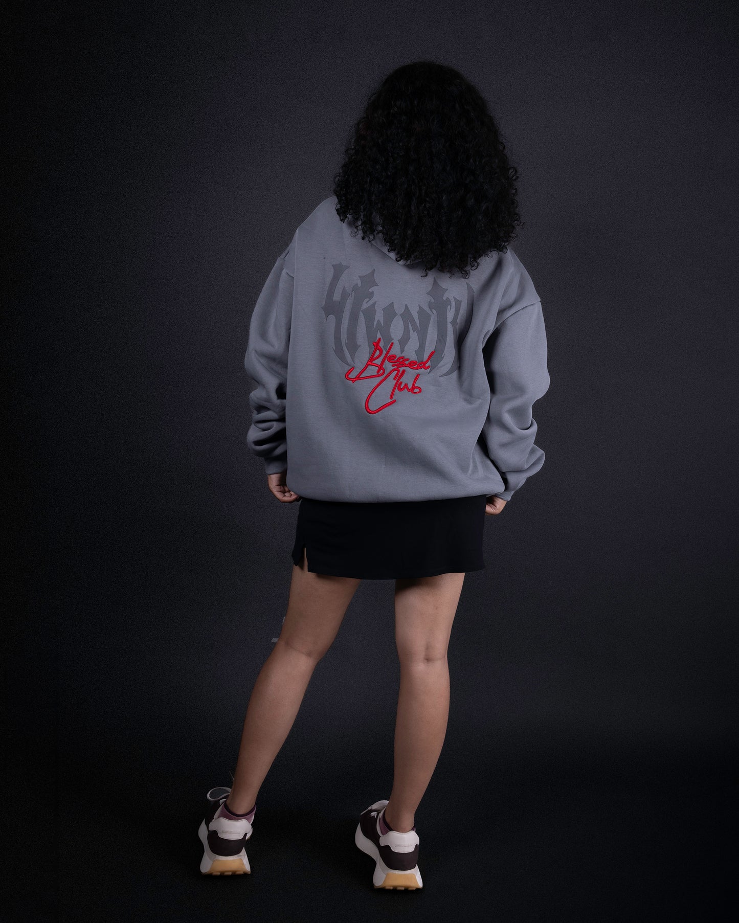 Charcoal Grey | Blessed Club Hoodie