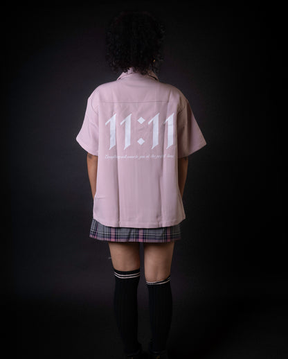 Pink Bowling Shirt