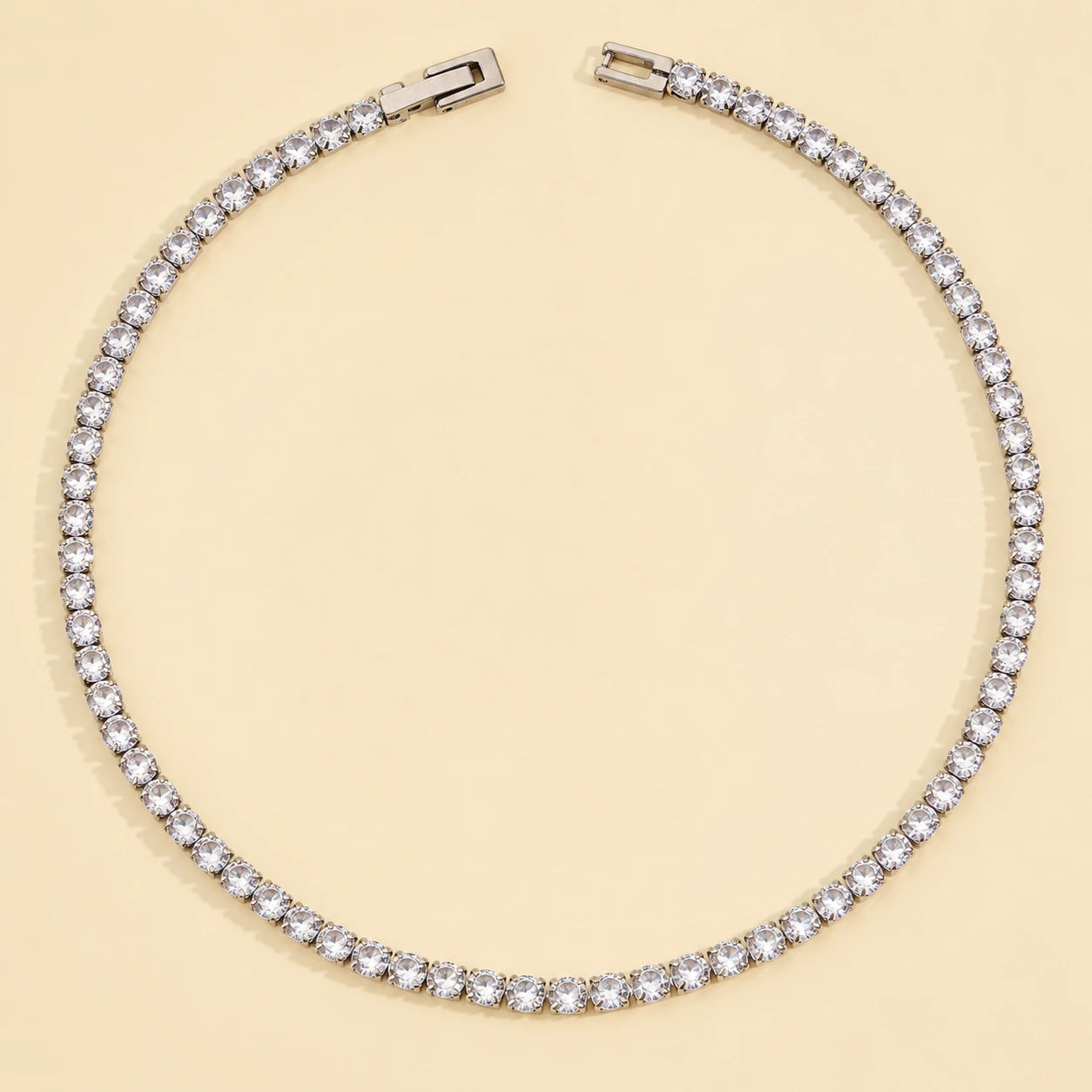Zircon Ice Tennis Necklace
