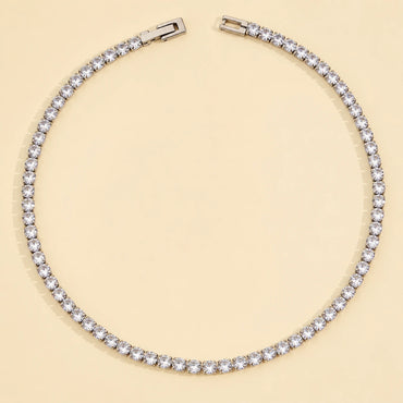 Zircon Ice Tennis Necklace