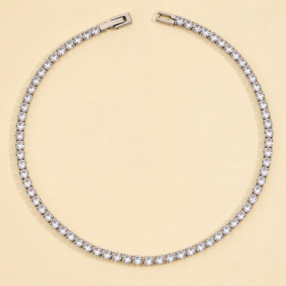 Zircon Ice Tennis Necklace