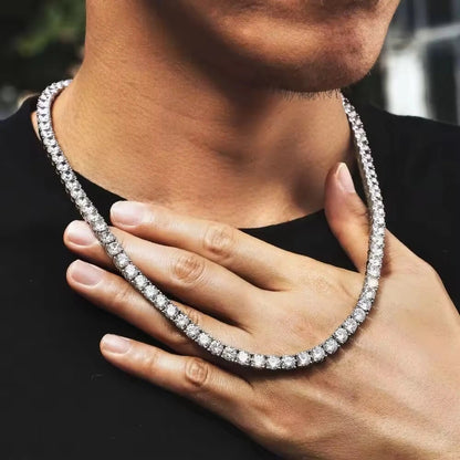 Zircon Ice Tennis Necklace